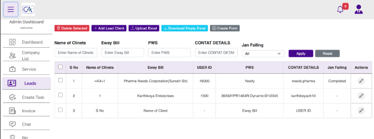 Dynamic Lead Management